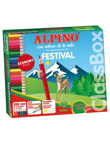 LAPICES COLORES MASATS ALPINO 288 LARGO