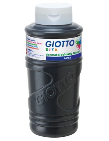PINTURA DEDOS GIOTTO 750 ML NEGRO