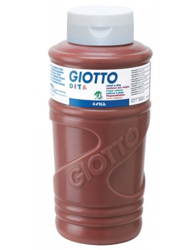 PINTURA DEDOS GIOTTO 750 ML MARRON