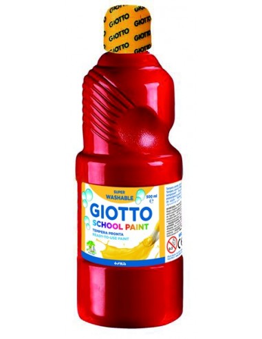 TEMPERA GIOTTO LAVABLE 500 ML ROJO...