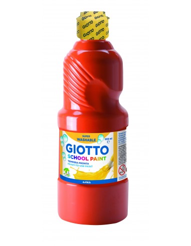 TEMPERA GIOTTO LAVABLE 500 ML ROJO...