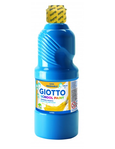 TEMPERA GIOTTO LAVABLE 500 ML AZUL CYAN