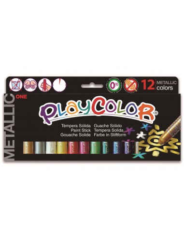 TEMPERA SOLIDA PLAYCOLOR METALLIC ONE...