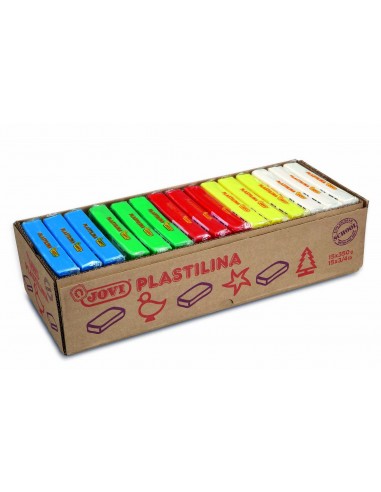 PLASTILINA JOVI 72 COLORES BASICOS 15...