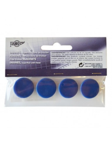 IMANES REDONDOS FAIBO 20 MM AZUL...