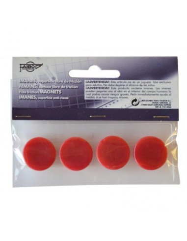 IMANES REDONDOS FAIBO 20 MM ROJO...
