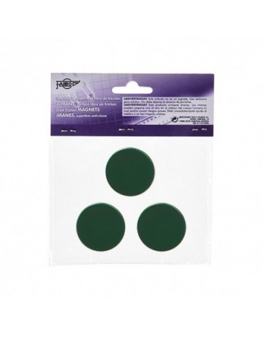 IMANES REDONDOS FAIBO 30 MM VERDE...