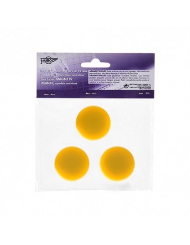 IMANES REDONDOS FAIBO 30 MM AMARILLO...