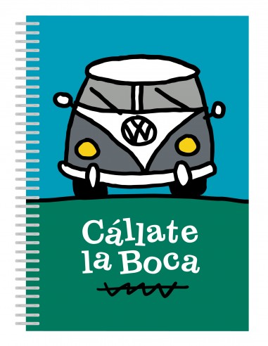 CUADERNO CALLATE LA BOCA CUADRICULA...