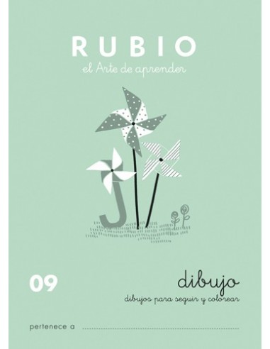 CUADERNO RUBIO ESCRITURA N09 DIBUJOS...