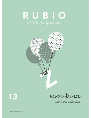 CUADERNO RUBIO ESCRITURA N13...