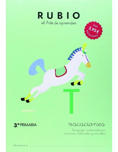 CUADERNO RUBIO VACACIONES 3 PRIMARIA