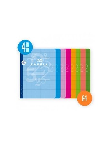 LIBRETA GRAPADA LAMELA A4 50 HOJAS 90...