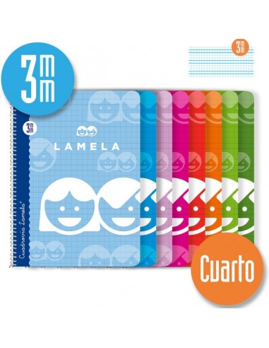 LIBRETA ESPIRAL LAMELA CUARTO 40...