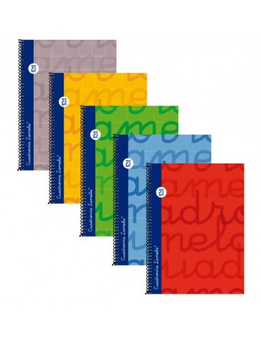 LIBRETA FORRADA LAMELA CUARTO 80...