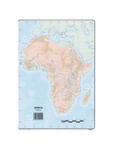 MAPA MUNDO VILCOR A4 AFRICA...
