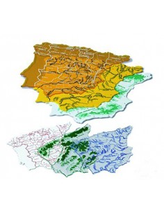 MAPA PLASTICO ESPAÑA FAIBO...