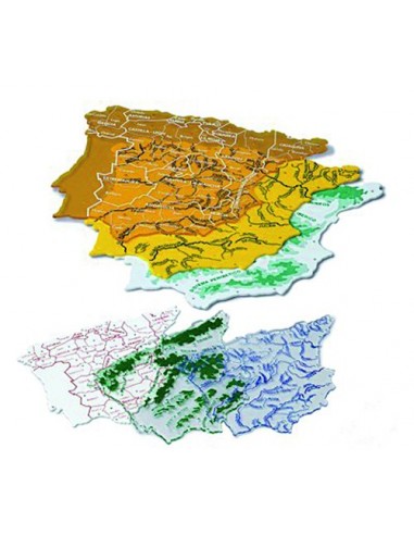 MAPA PLASTICO ESPAÑA FAIBO 250G...