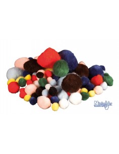 POMPONES COLORES NIEFENVER...