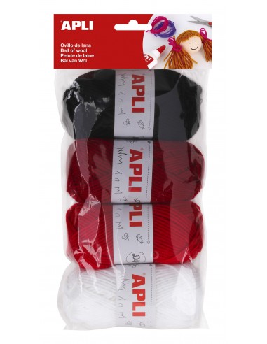 OVILLO LANA APLI 14091 TONOS ROJOS...