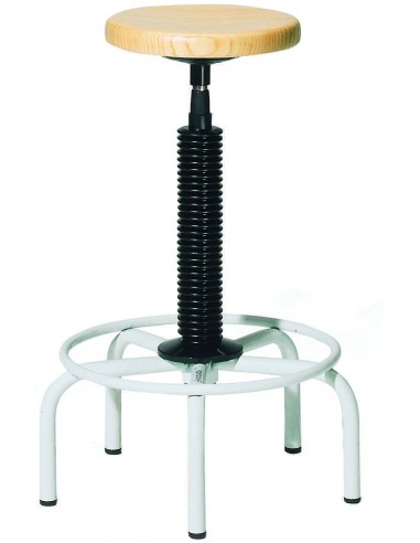 TABURETE MADERA ROCADA REGULABLE...